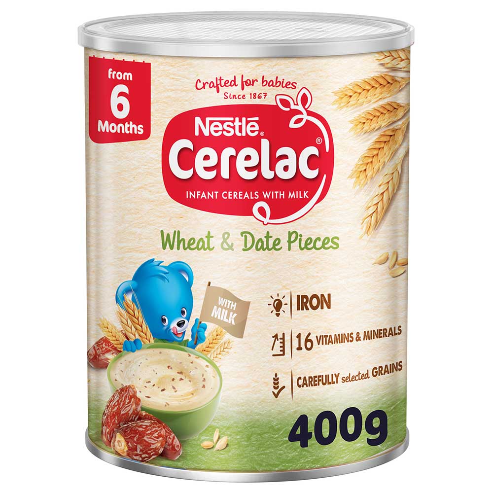 Cerelac - Nestle Infant Cereal - Wheat & Date Pieces - 400g