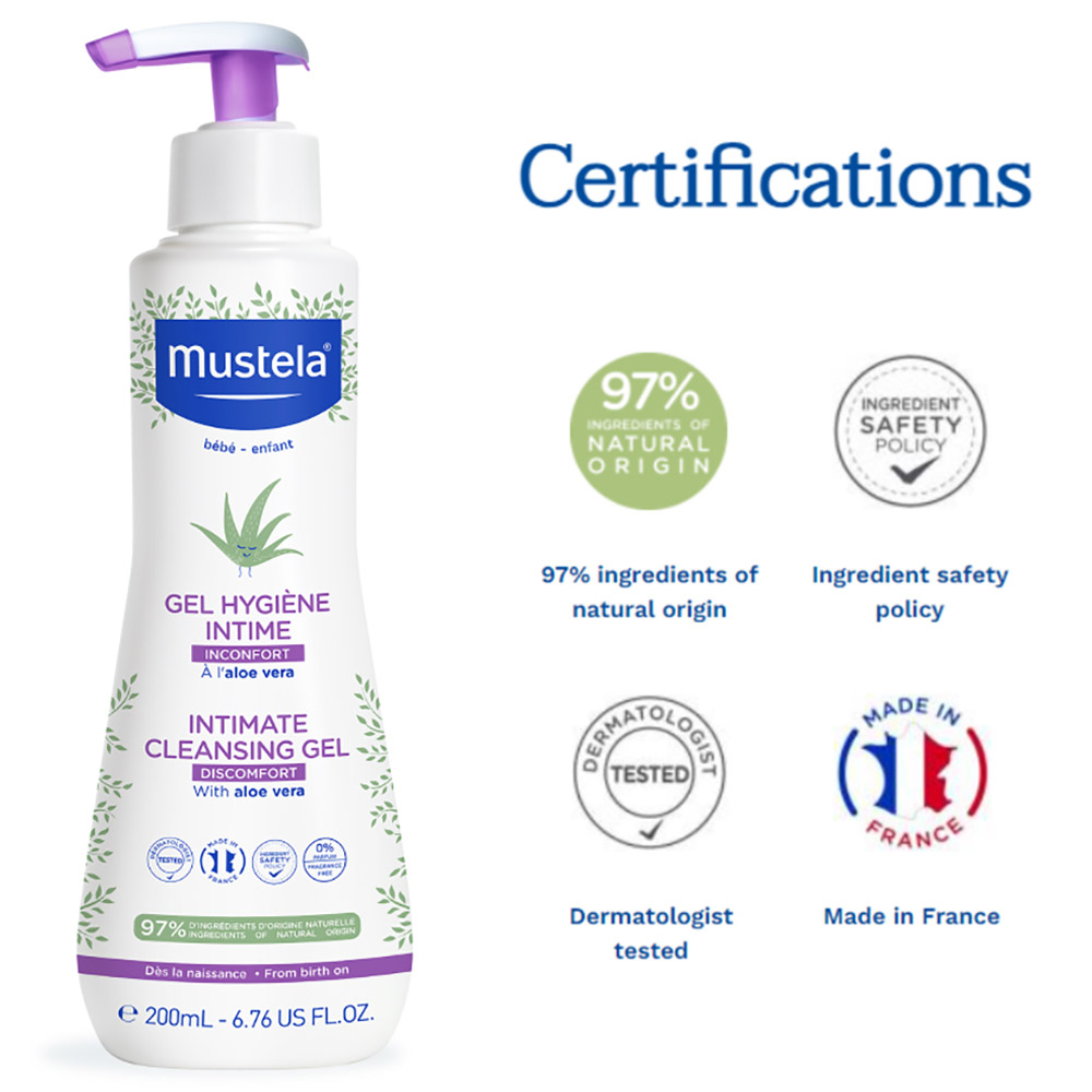 Mustela Intimate Baby Cleansing Gel - 200ml