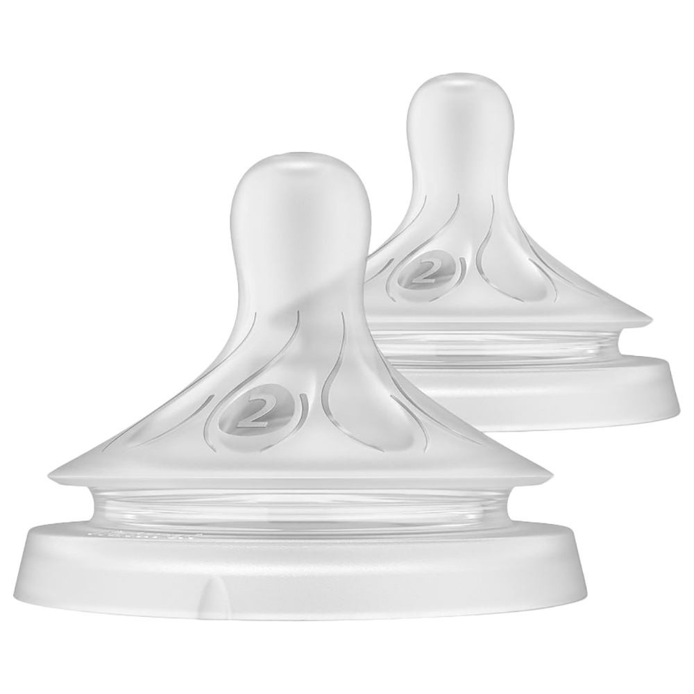 Philips Avent - Natural 3.0 Flow 2 Feeding Teats - Pack of 2
