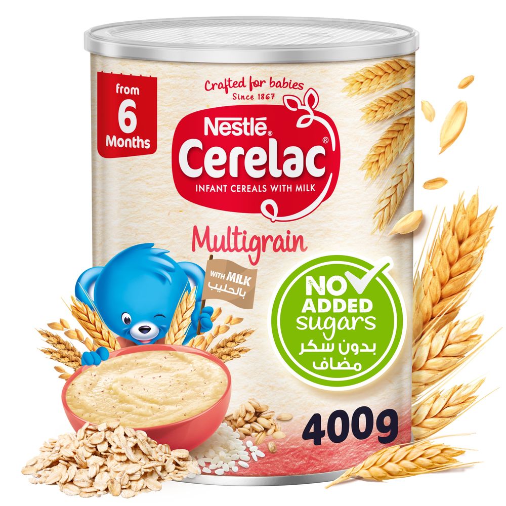 Cerelac - Infant Cereal Tin In Multigrain With No Added Sugar 400g