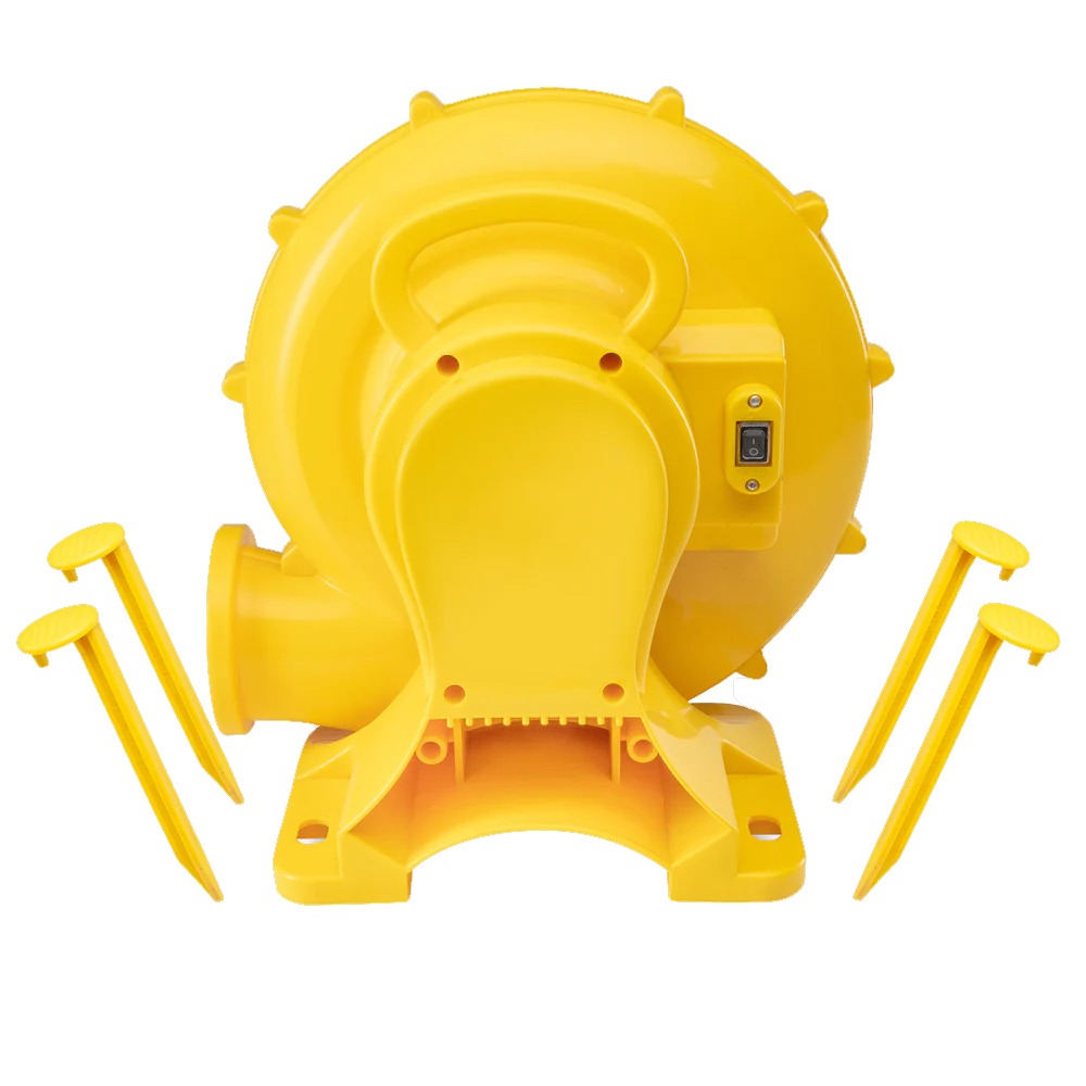 Megastar - Inflatable Niagra Waterfall Park With Climbing Wall And Dual Slides - Blue