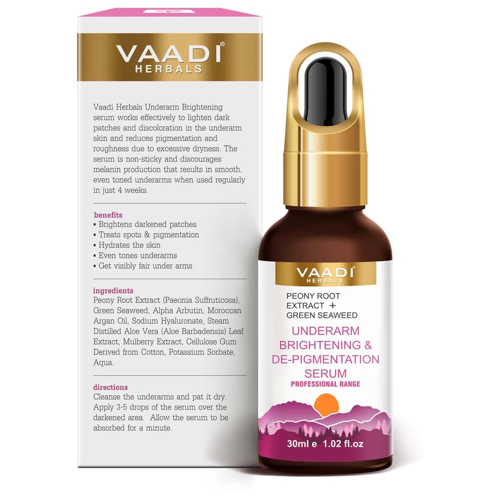 Vaadi Herbals - Underarm Brightening & De-Pigmentation Serum - 30 ml