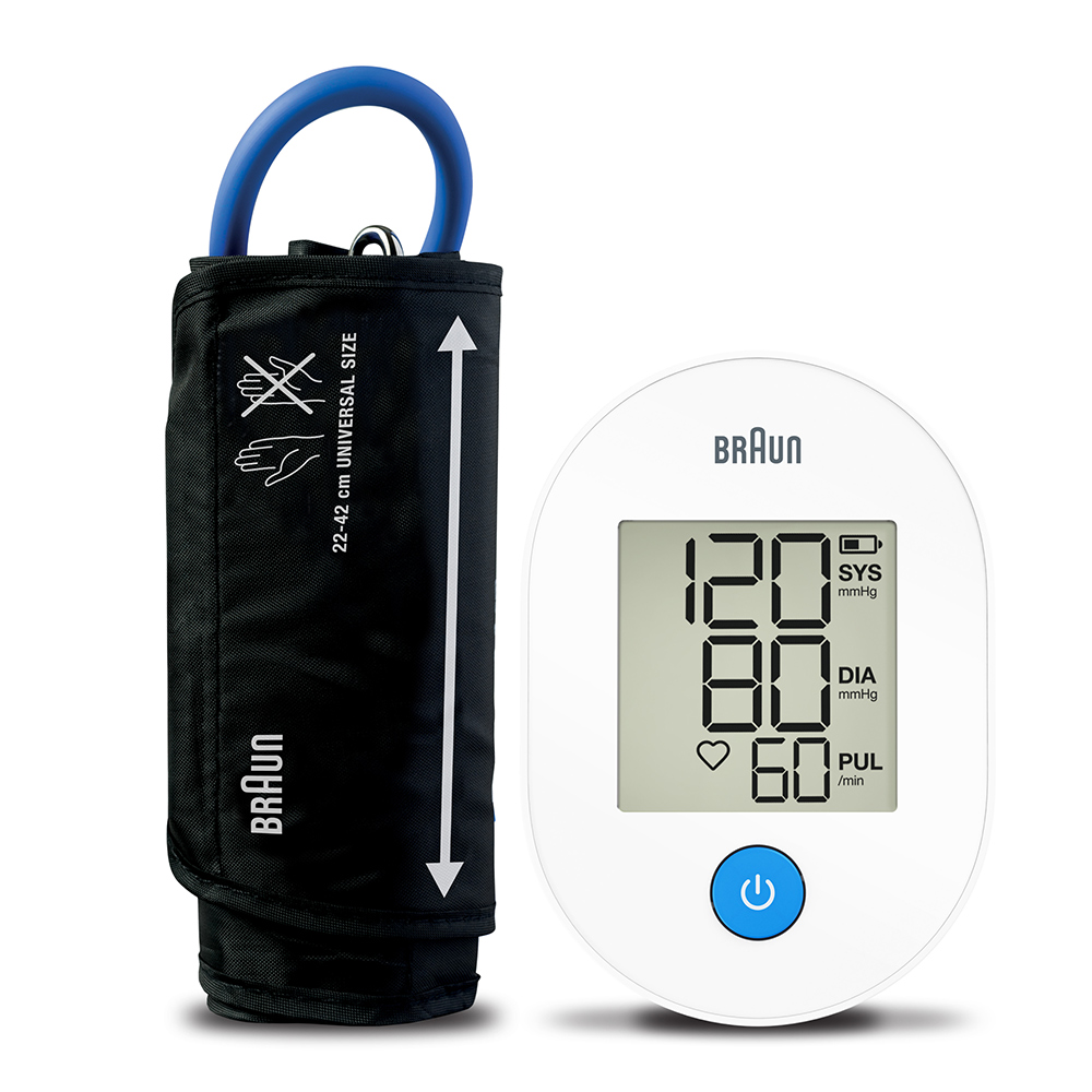 Braun - Exactfit 1E Upper Arm Blood Pressure Monitor - White