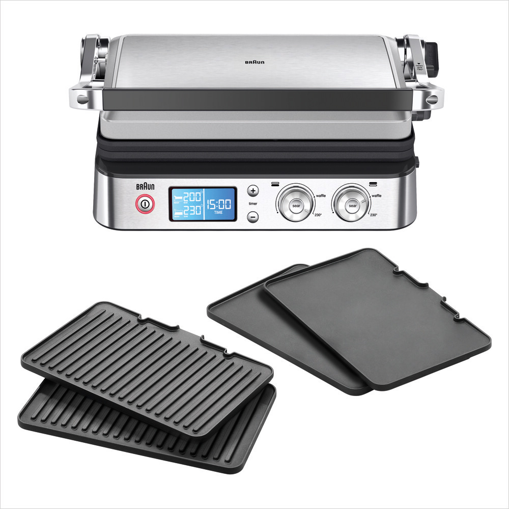 Braun Multigrill 9 Contact Grill Black/Stainless Steel