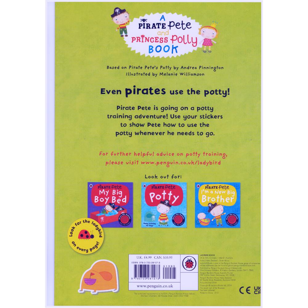 Pirate Pete's Potty Sticker Activity Book