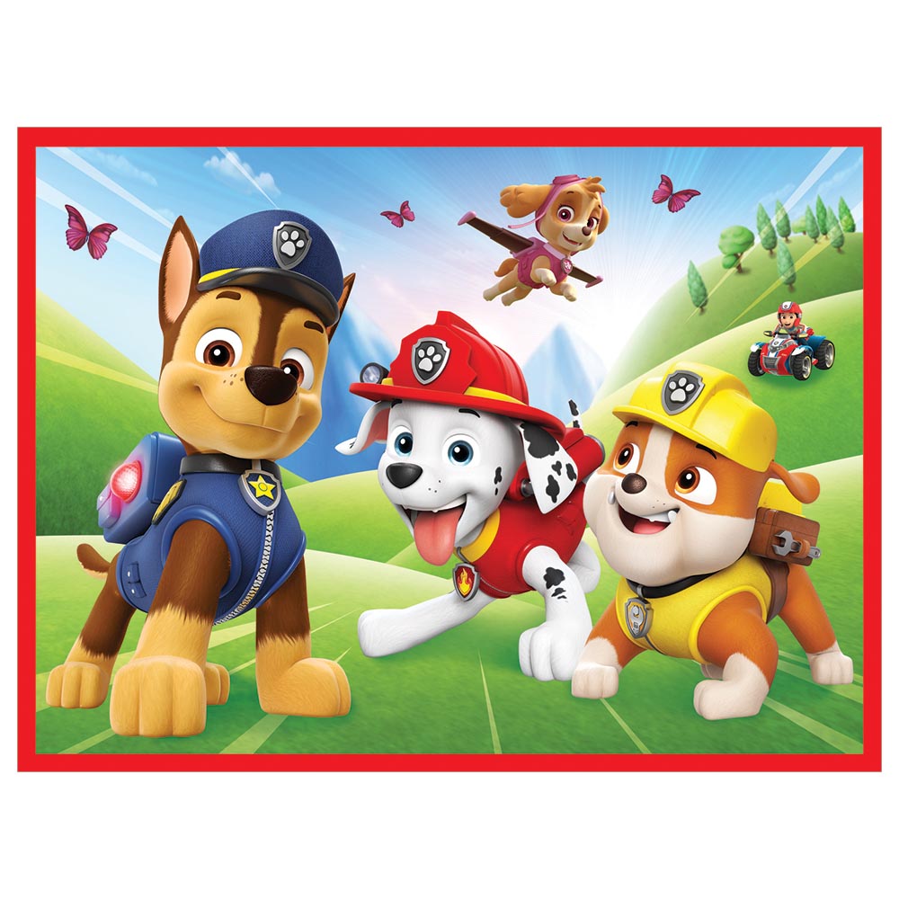 Paw Patrol - 2-In-1 Paw Patrol Team In Action Puzzle With Memos - 78pcs