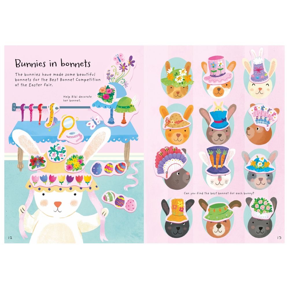 Usborne Books - Little First Stickers - Bunnies