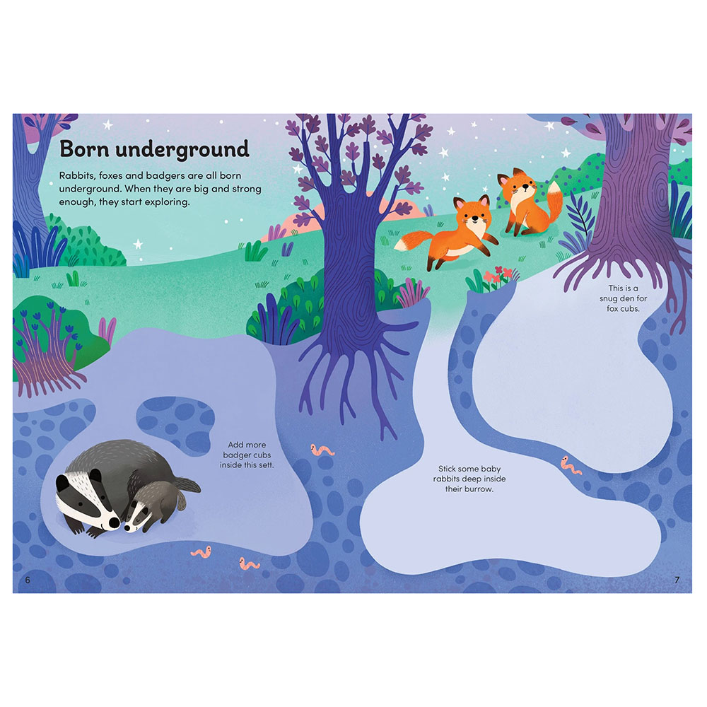 Usborne Books - Little First Stickers: Baby Animals