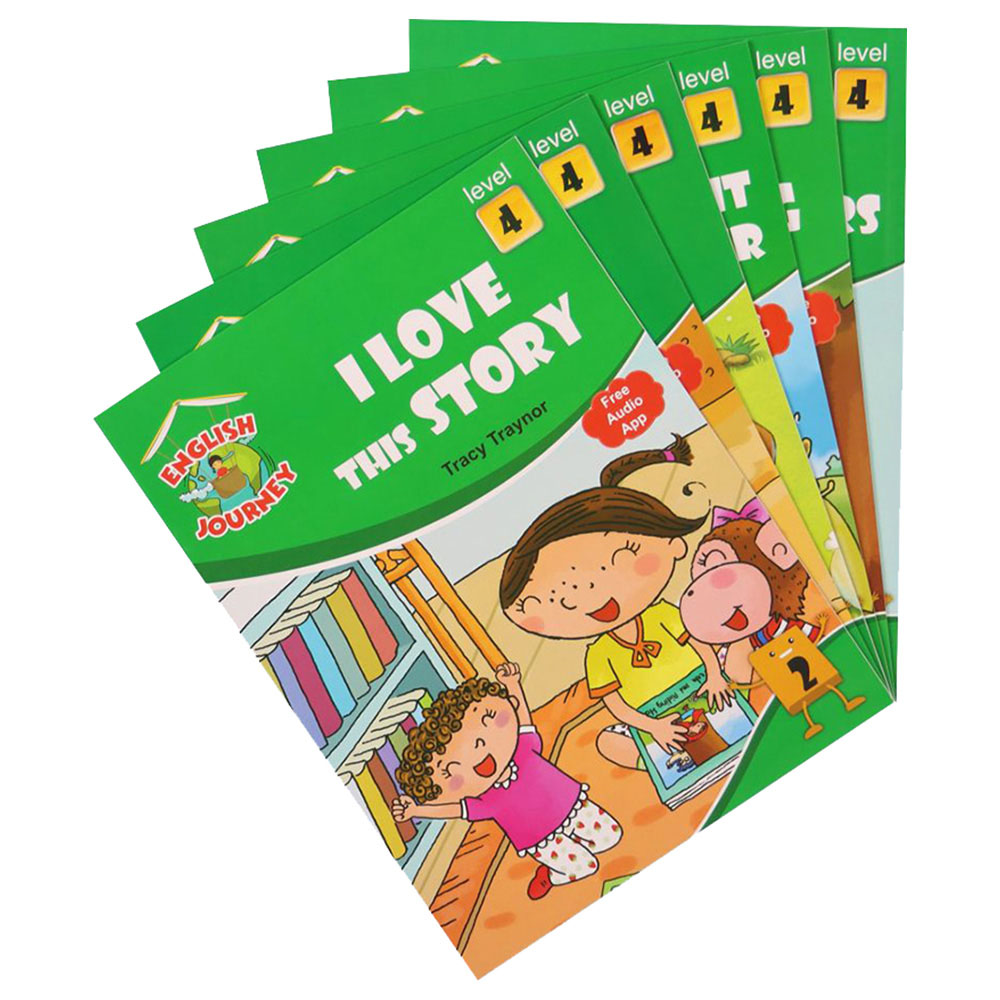English Journey Stories: Level 4 With App - Pack of 6
