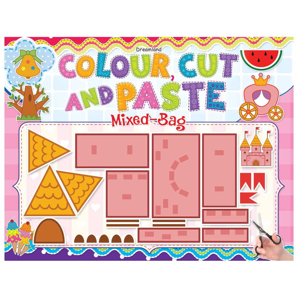 Colour, Cut And Paste Activity Book - Mix Bag