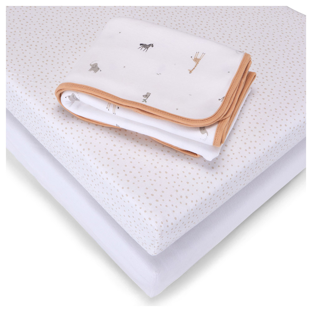 Baby Elegance - Crib Bedding Set - Safari - 4pcs