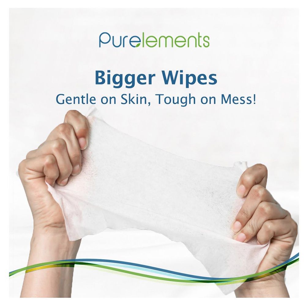 Purelements - 99.9% Waterwipes - Pack of 768 pcs for Newborn & Sensitive Skin