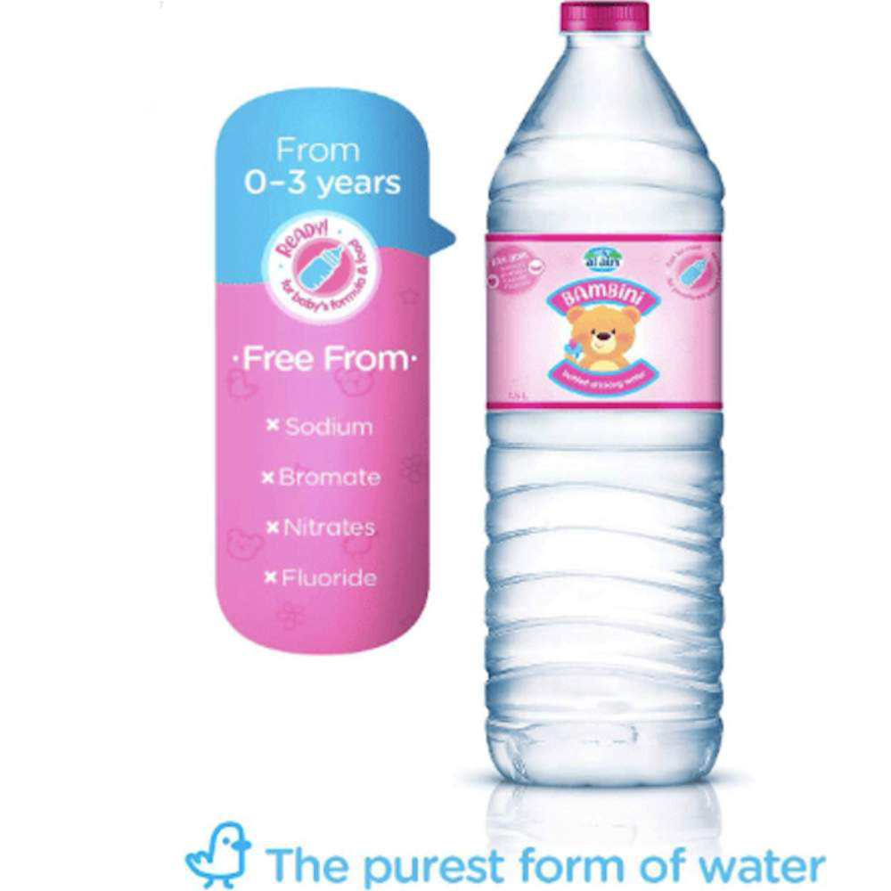 Al Ain Bambini Baby Water - Pack of 6 - 1.5L Special Offer