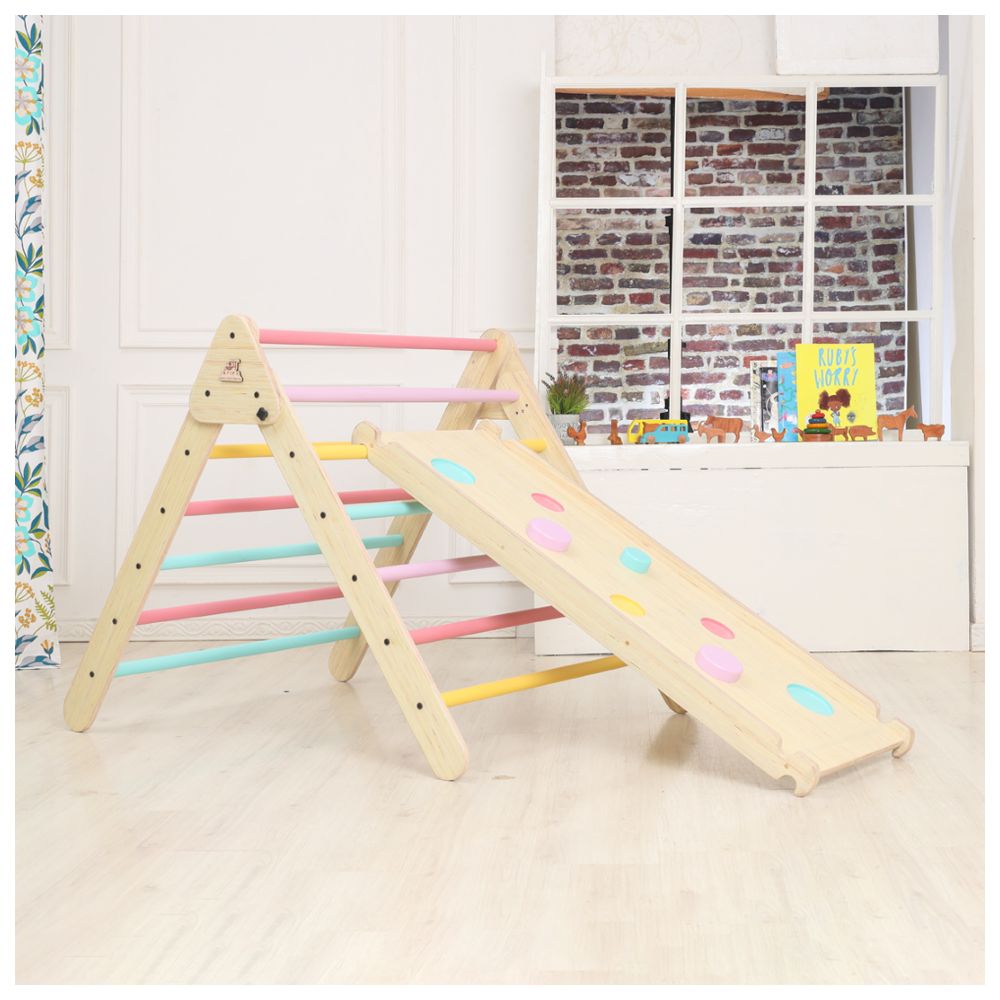 Ariro - Semi Colored Wooden Pikler Triangle