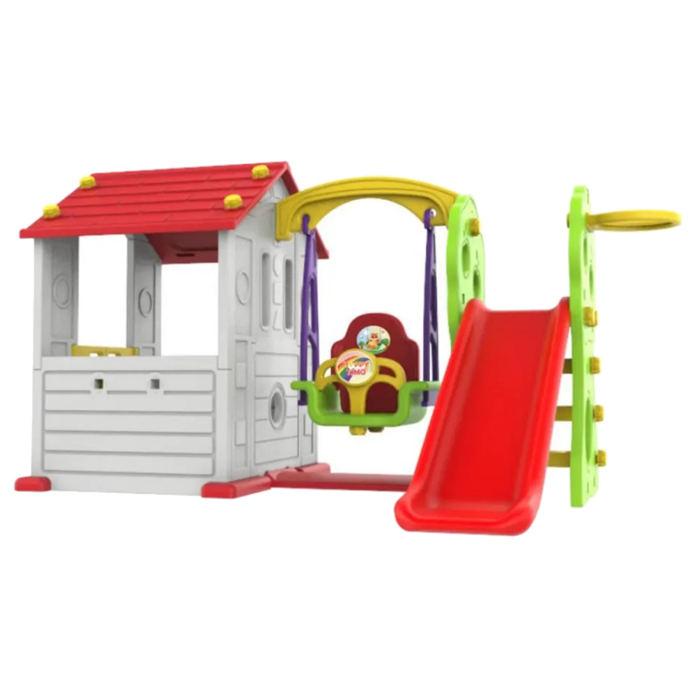 Amsham - Mini Panda Tom Swing House - Red