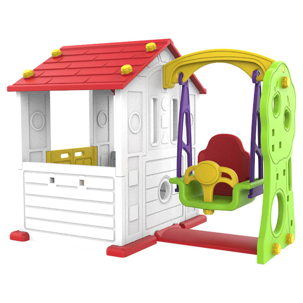 Amsham - Mini Panda Tom Swing House - Red