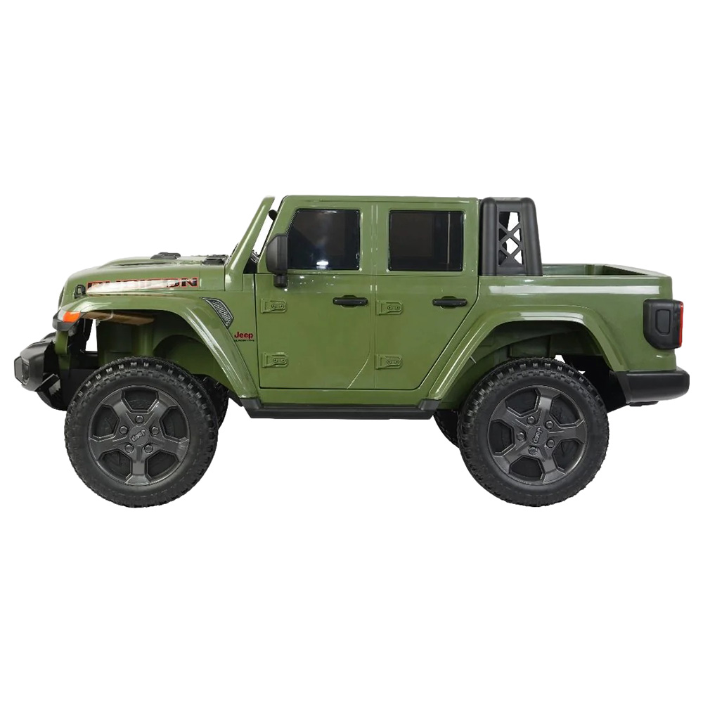 Jeep - Licensed Battery Operated Rubicon Kids Car - 12V - Green