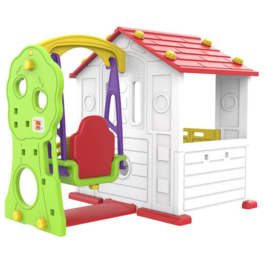 Amsham - House Swing Slide Basket Table - Red