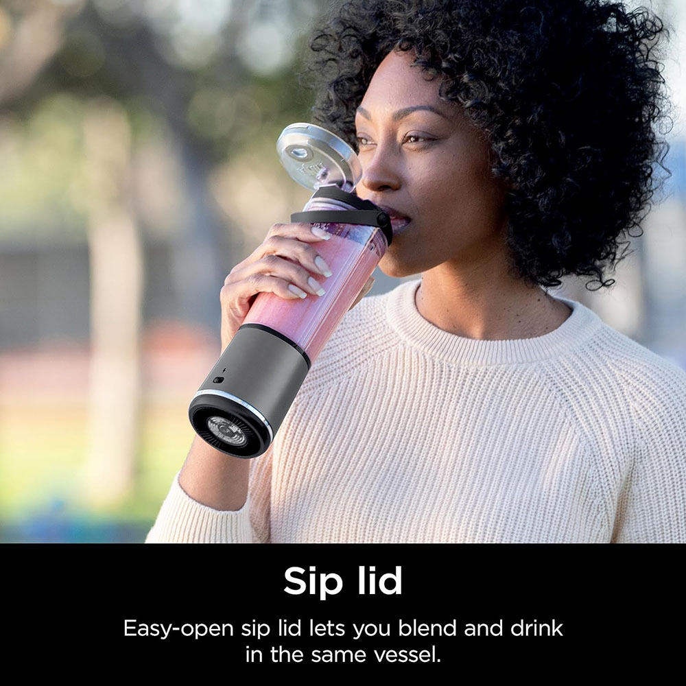 Ninja - Blast Cordless Portable Blender - Black - 530 ml