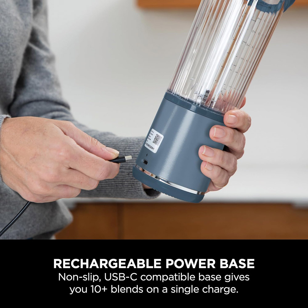 Ninja - Blast Cordless Portable Blender - Blue - 530 ml