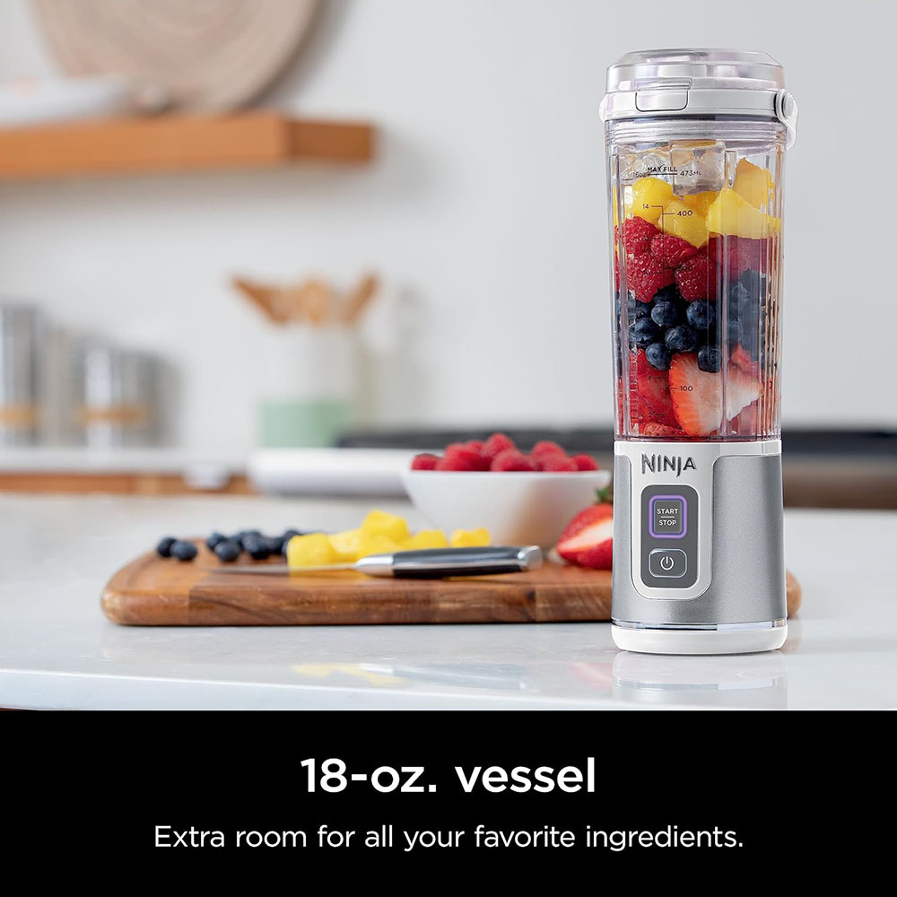 Ninja - Blast Cordless Portable Blender - White - 530 ml