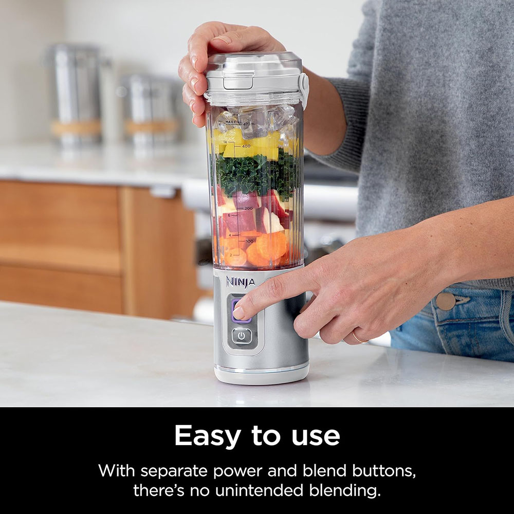 Ninja - Blast Cordless Portable Blender - White - 530 ml