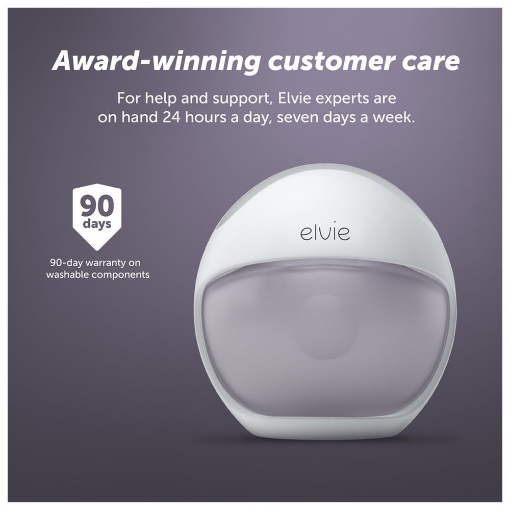 Elvie Curve Silicone Wearable Manual Breast Pump