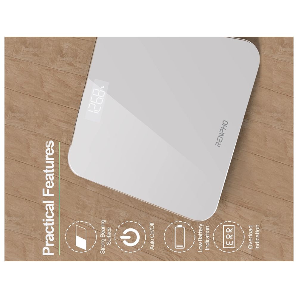 Renpho - Digital Bathroom Scale - White