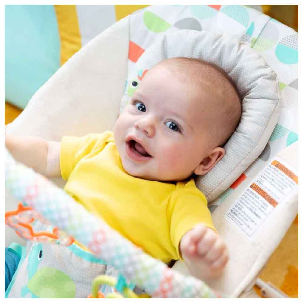 Bright Starts - Happy Safari Bouncer - Grey