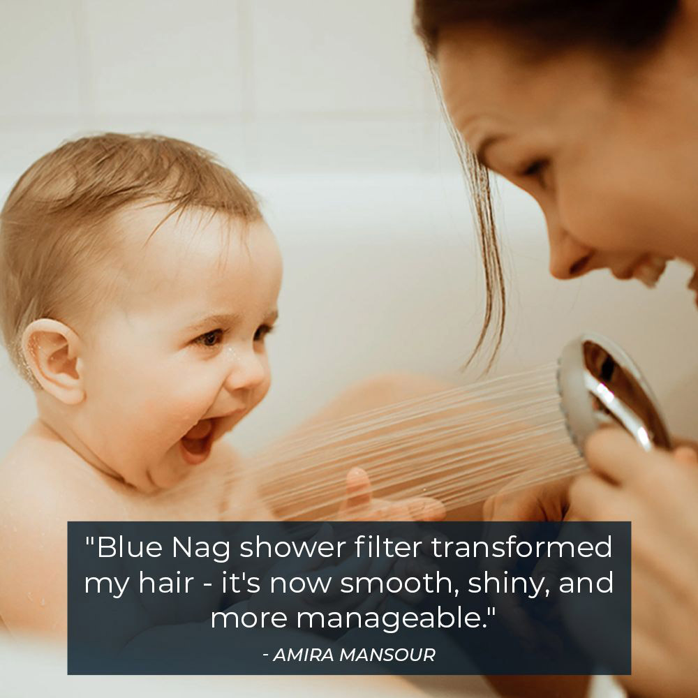 Blue Nag - Fixed Shower Filter - Silver