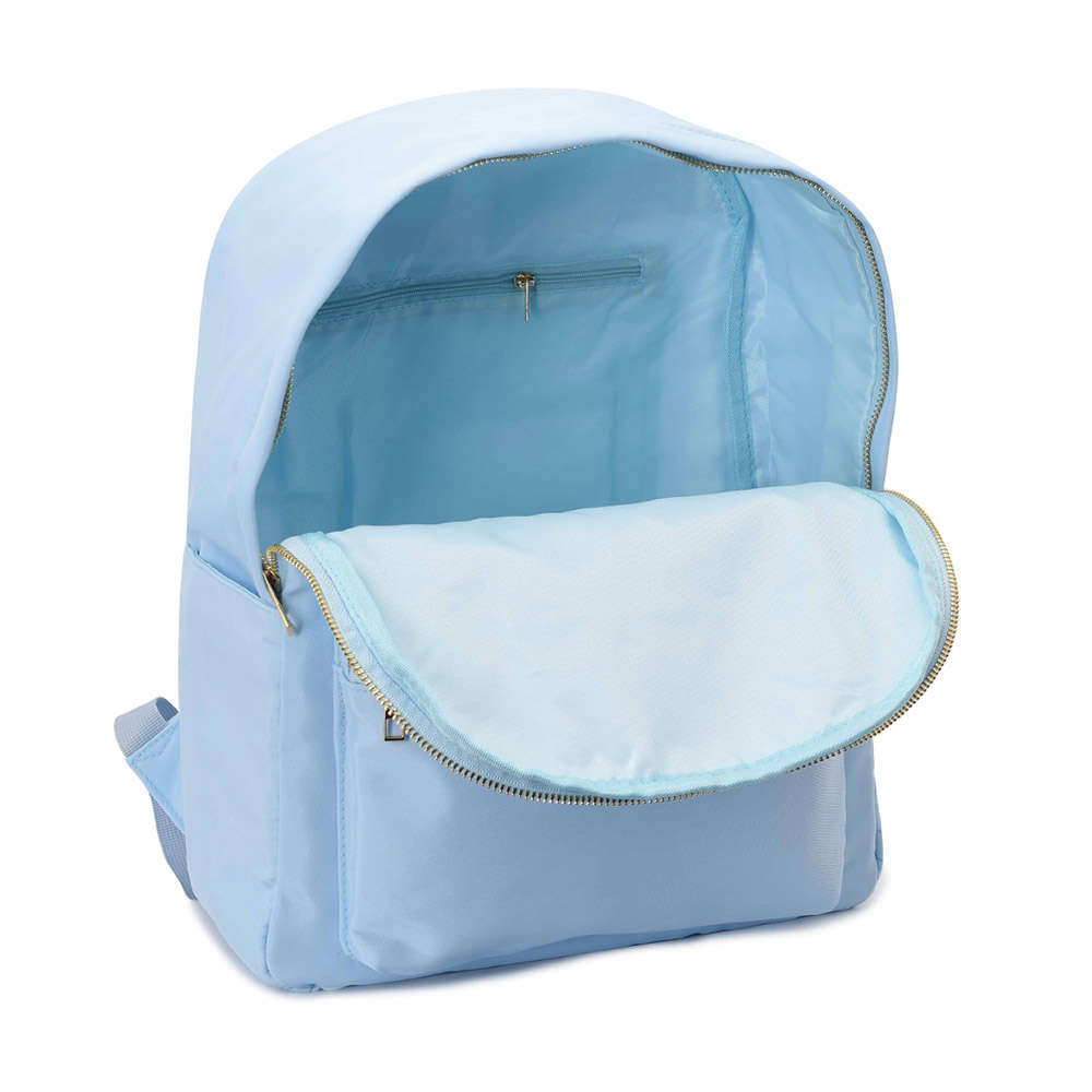 TheHappyTribe - Personalised Backpack - Baby Blue - 14.5-Inch/37cm