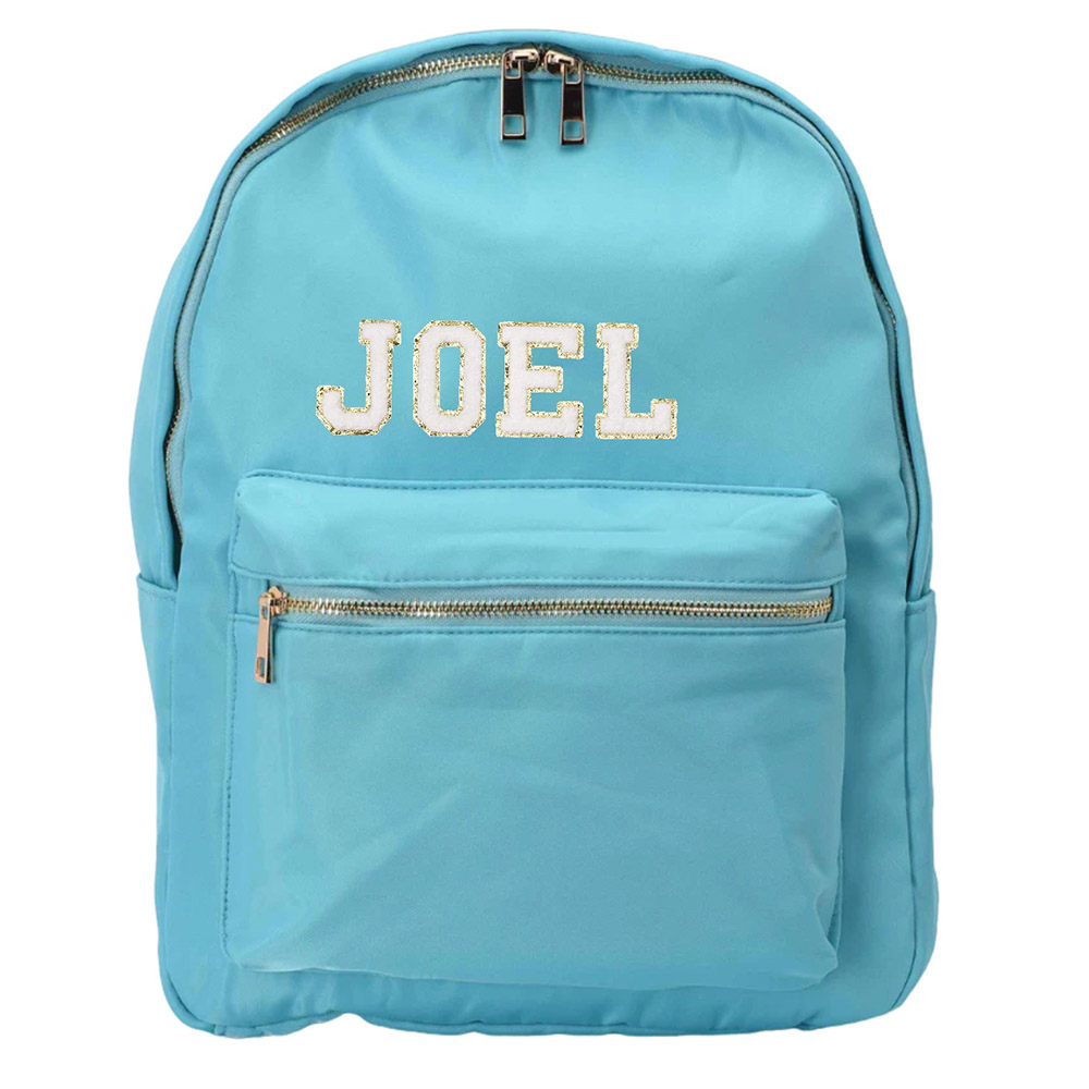 TheHappyTribe - Personalised Backpack - Turquoise - 14.5-Inch/37cm