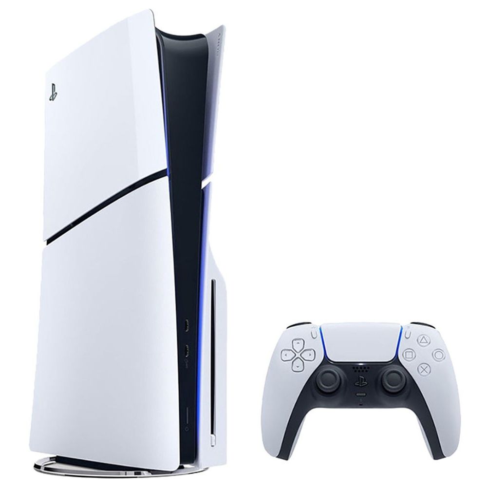 Sony - Slim CD Version Console PlayStation 5 - White - 1TB