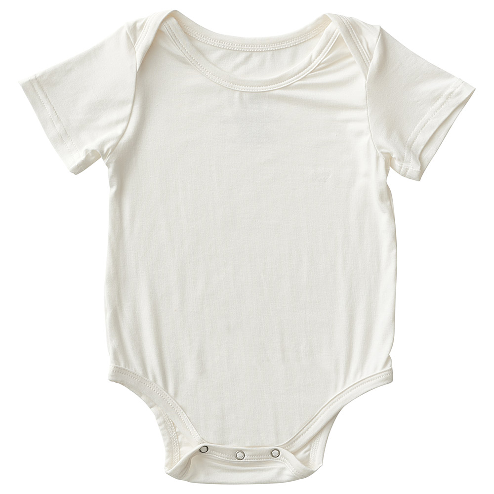 Anvi Baby - Organic Bamboo Spandex Bodysuit - White