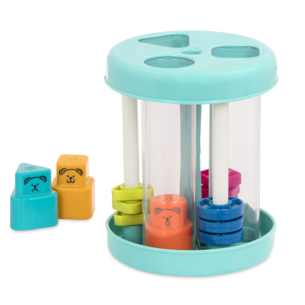 Battat - Shapes And Sound Sorter - 4pcs