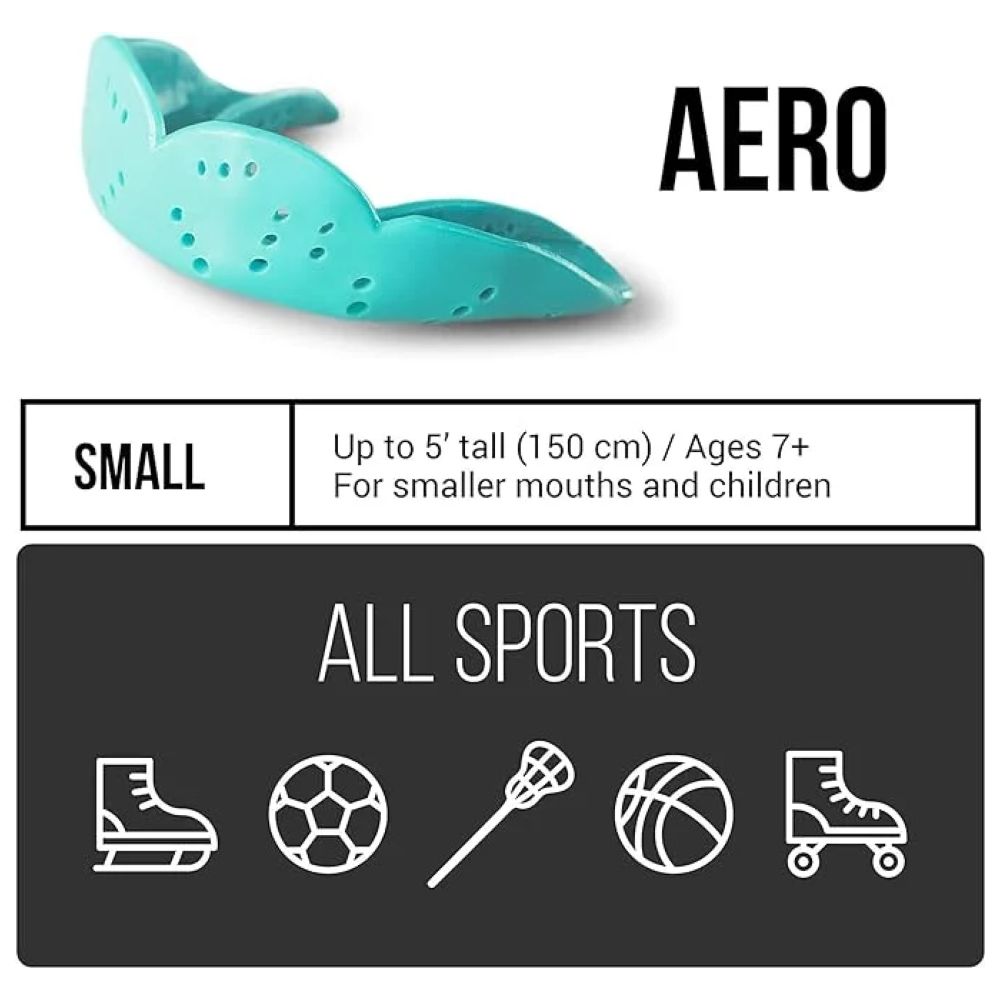 Sisu - Aero Oral Care Mouthguard - White - Small - 1.6 mm