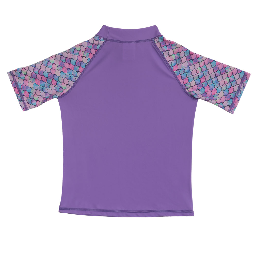 Cool2C - Girls Colorful Short Sleeve Rashguard - Pink