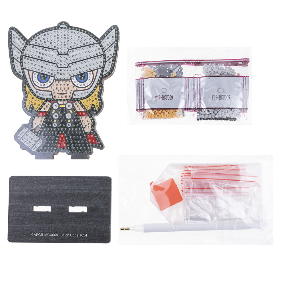 Craft Buddy - Crystal Art Buddy - Thor - 11 cm