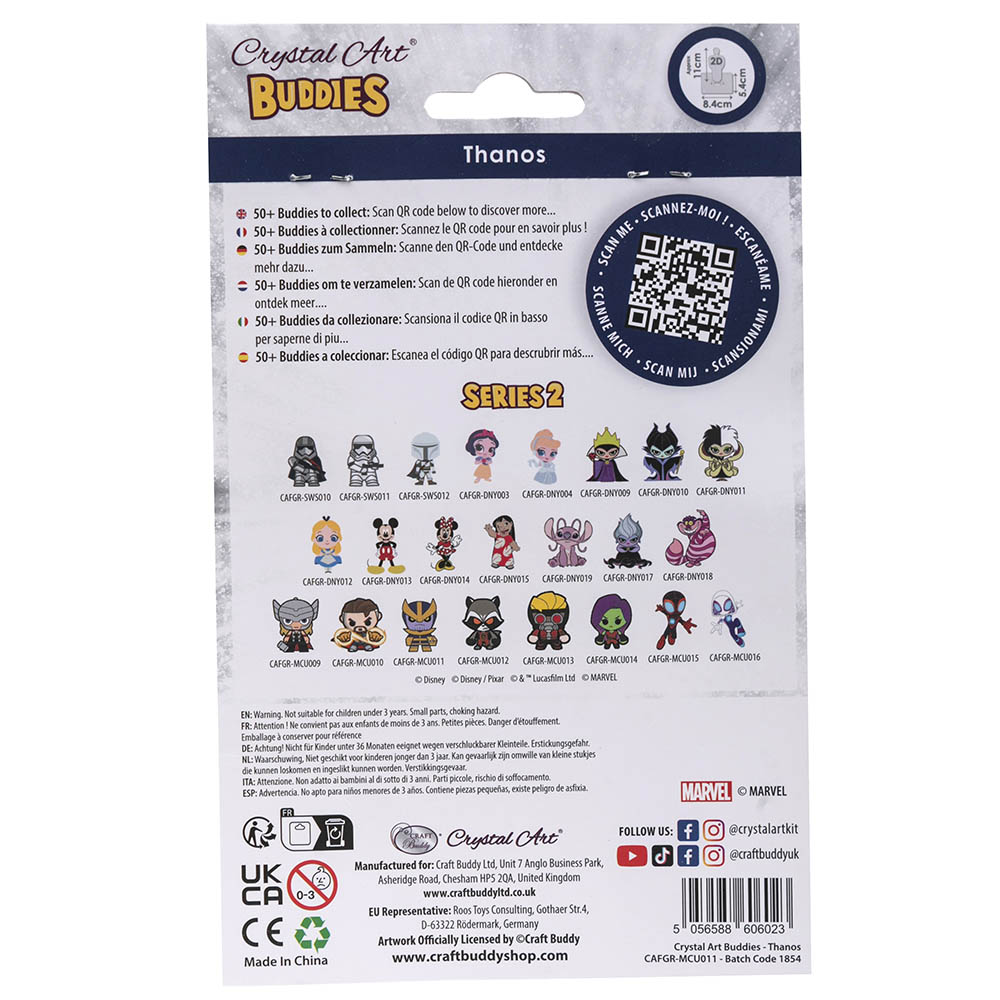 Craft Buddy - Crystal Art Buddy - Thanos - 11 cm