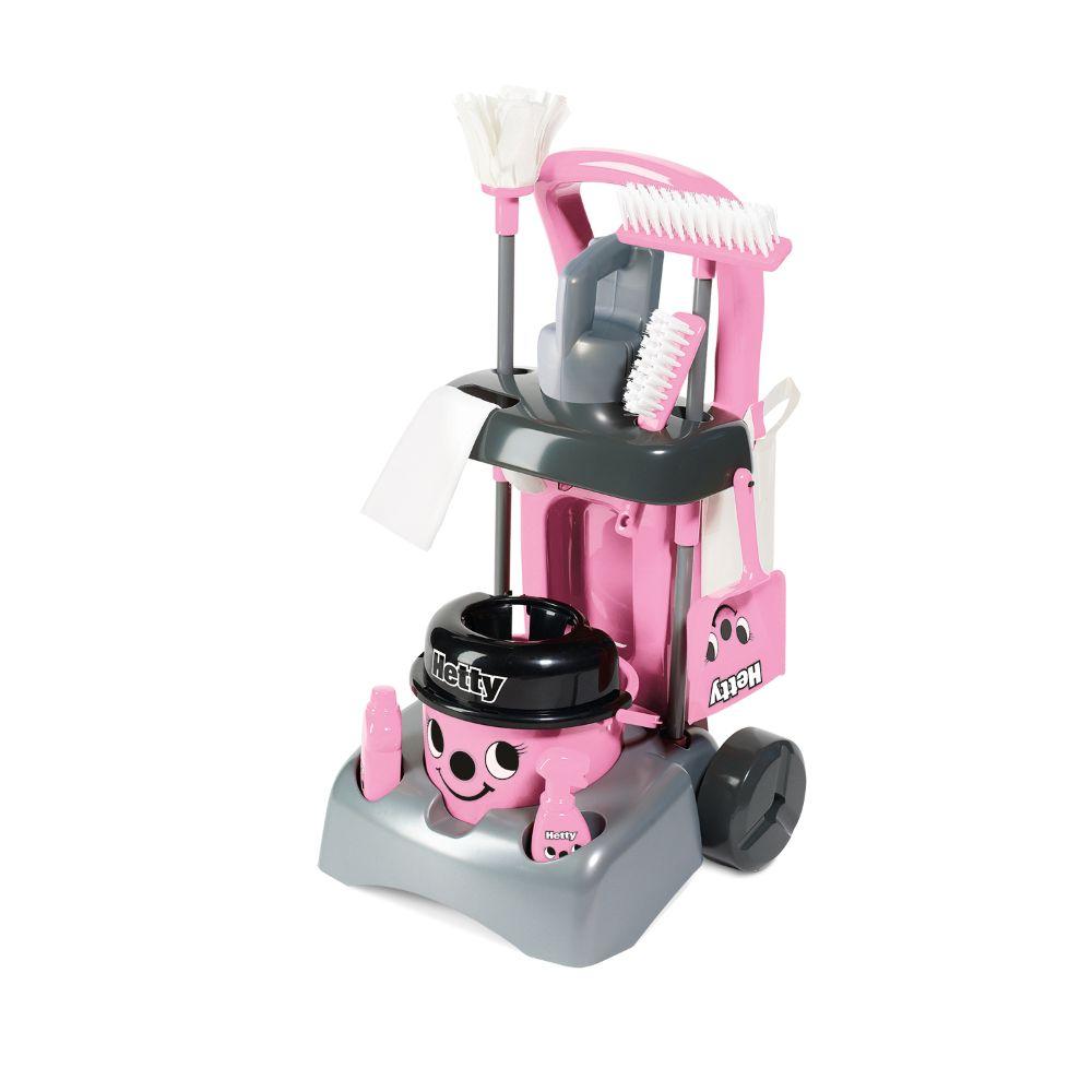 Casdon - Hetty Deluxe Cleaning Trolley For Kids - Pink