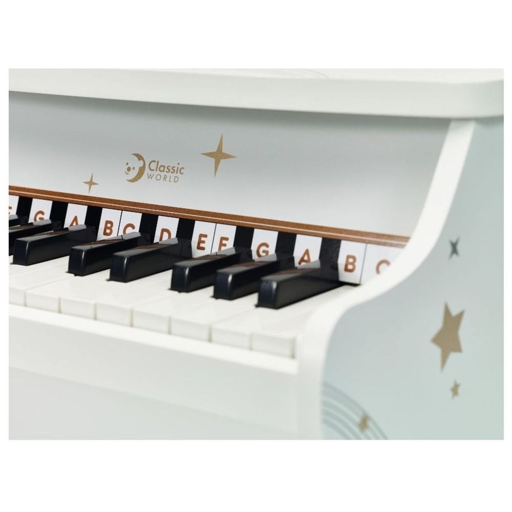 Classic World Fantasy Toy Piano For Toddlers - White