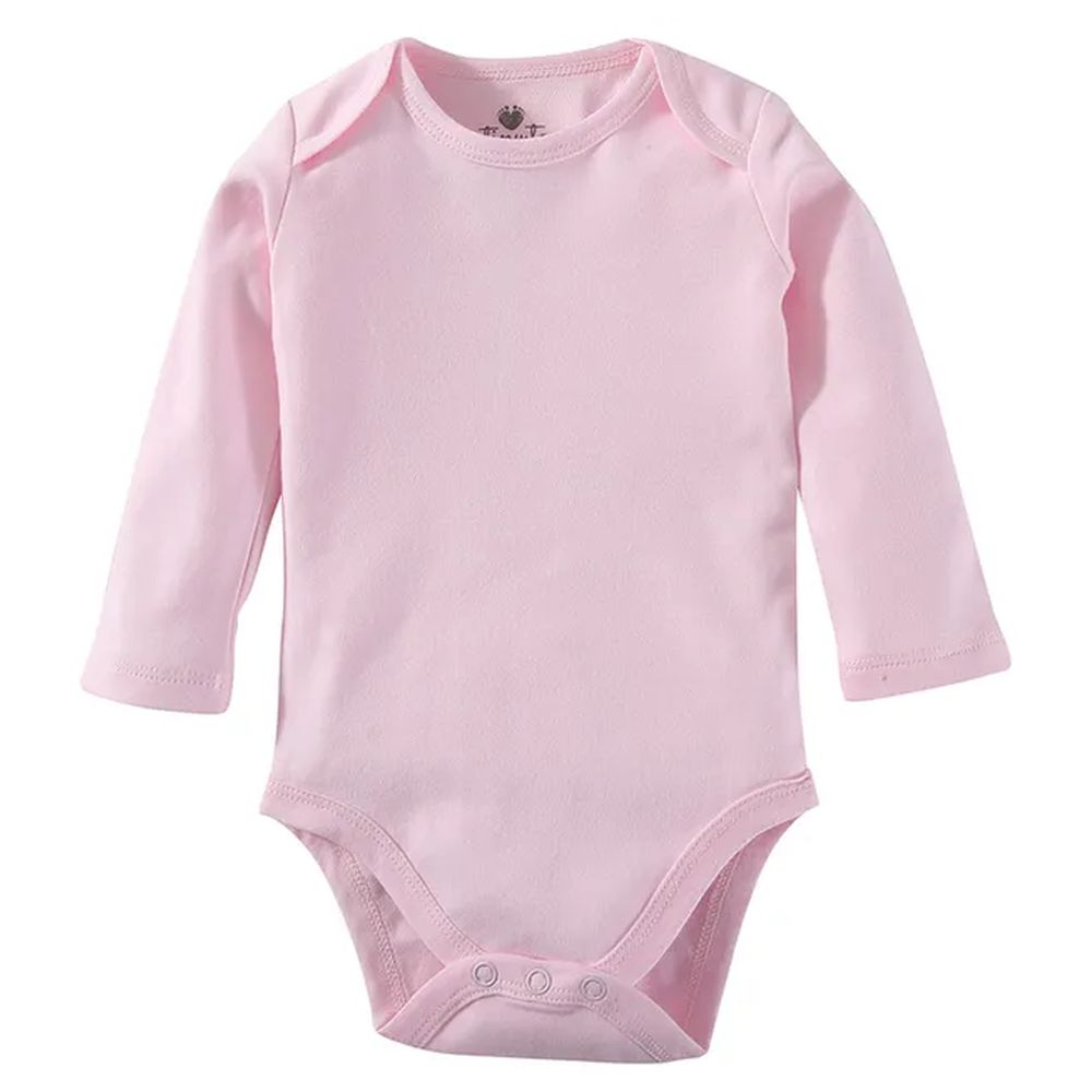 Tiny Toes - 100% Cotton Long Sleeve Baby Girls Bodysuit Perosnalized Gift Set - 3-6M - 5 Pc Set