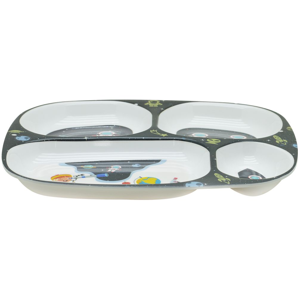 Dinewell Kids Rectangle Plate - Astronaut