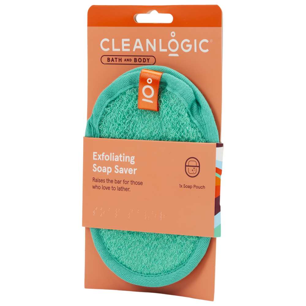 Cleanlogic - Exfoliating Soap Saver - Color May Vary