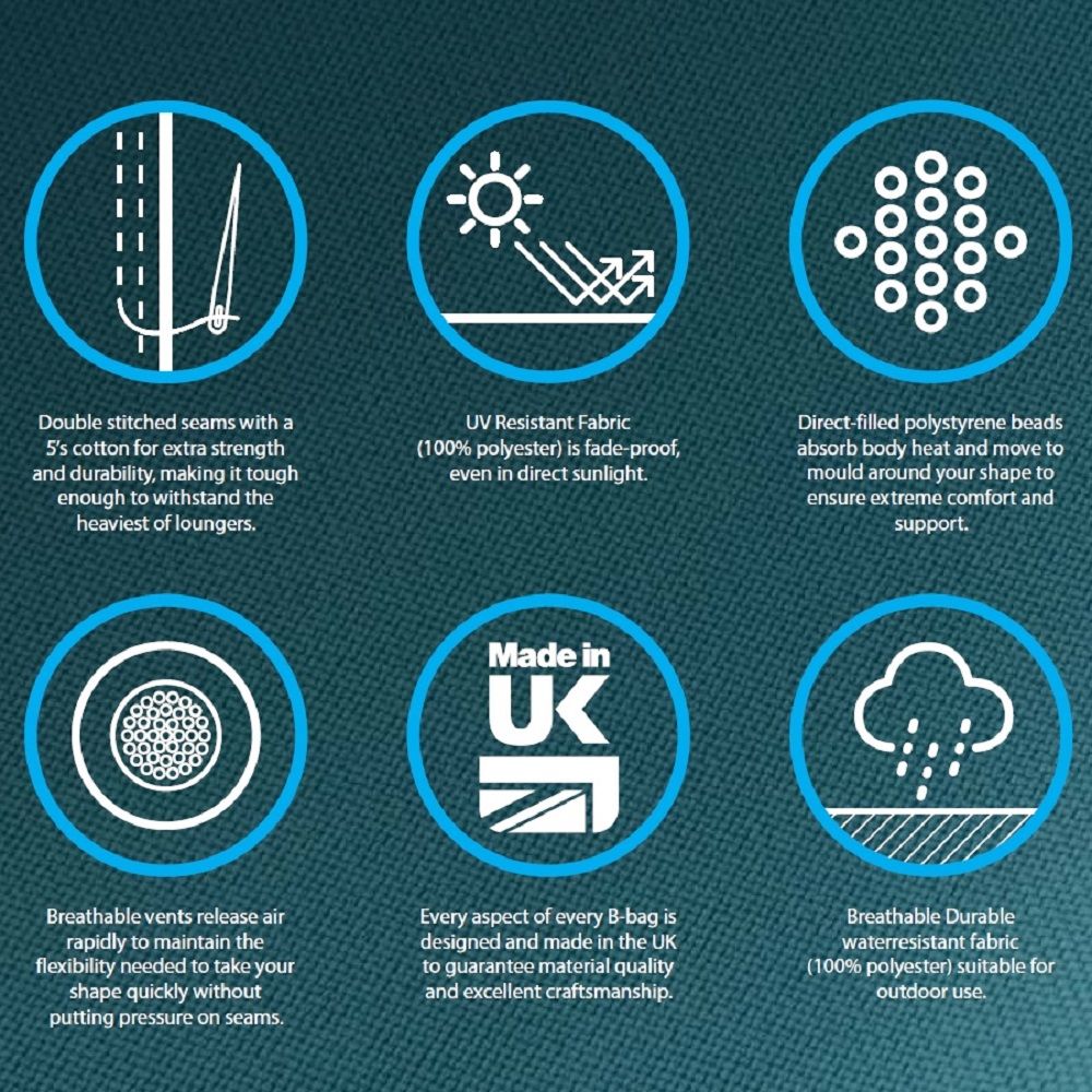 Extreme Lounging - Mini Bean Bag - Berry