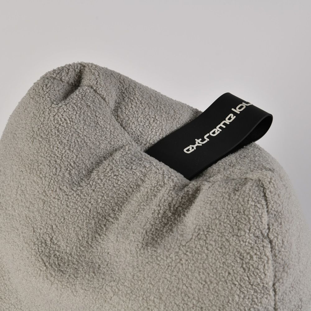 Extreme Lounging - Mighty Teddy Bean Bag - Soft Grey