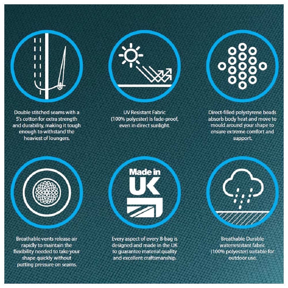 Extreme Lounging - Mighty Bean Bed - Pastel Green