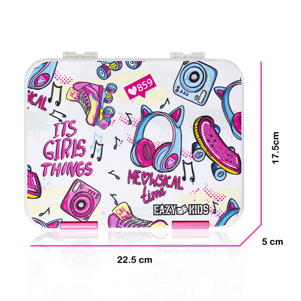 Eazy Kids - Bento Lunch Box with Sandwich Cutter Set - Its Girls Things
