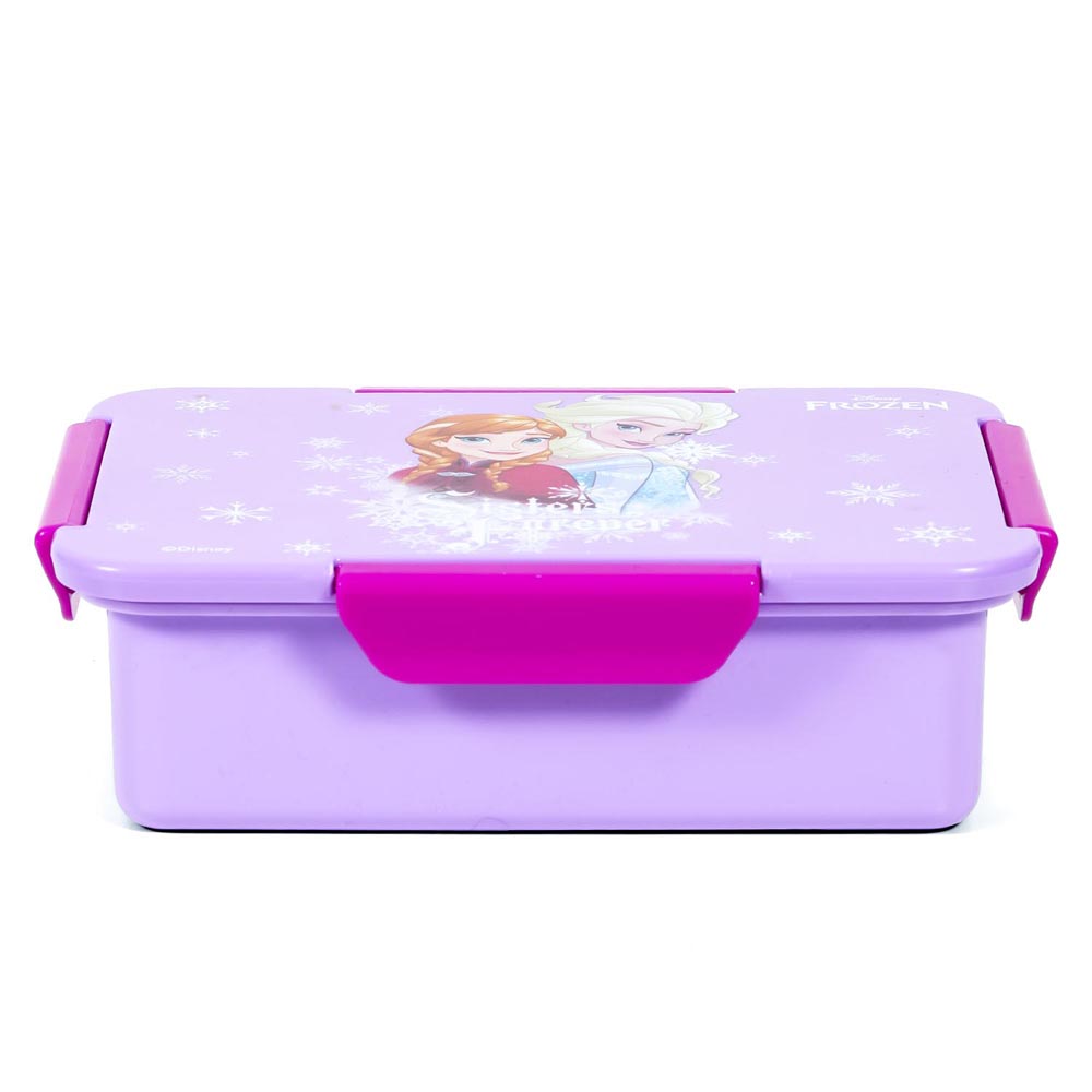 Eazy Kids - Disney Frozen Princess Bento Lunch Box - Purple - 4 Compartments - 850ml