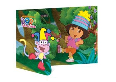 Invitation Card with Envelop - Dora